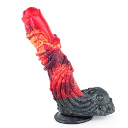 dragon color silicone dildo 09