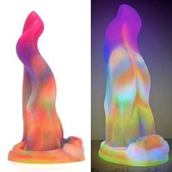 luminous silicone dildo tongue