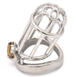 plum blossom bend ring chastity device