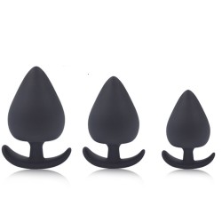 silicone anal pleasure plug